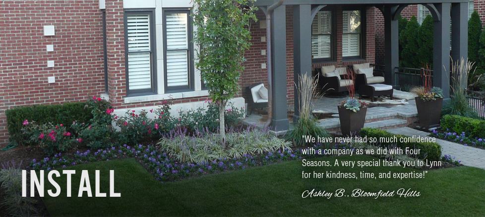 Four Seasons Garden Center Installation Services