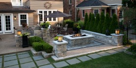 outdoor living fire pit